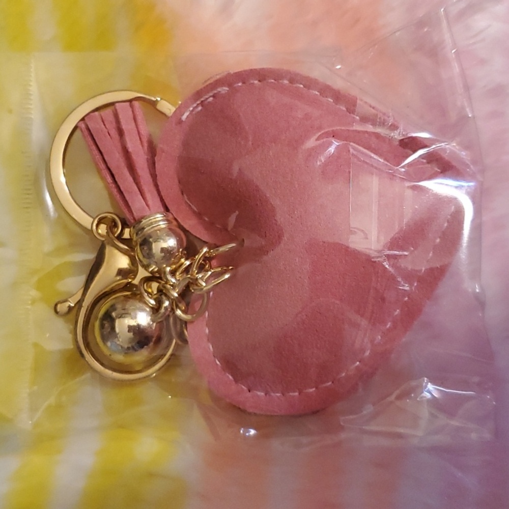 Beautiful blingy/glitzy pink keychain/bag charm - Picture 4 of 4